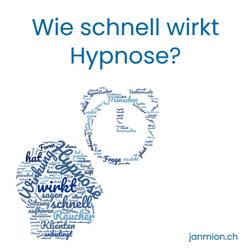 Wie lange dauert es bis Hypnose hilft?