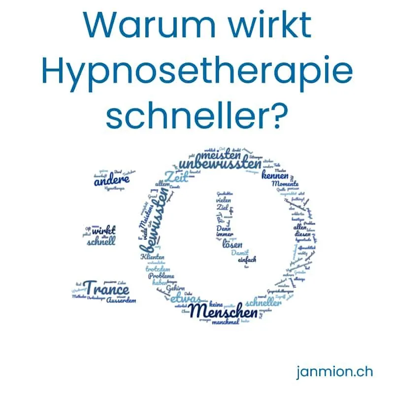 Warum wirkt Hypnose schneller