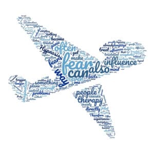 hypnosis for fear of flying wordcloud